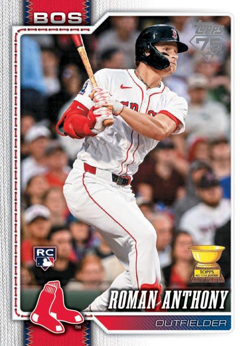 Roman Anthony 2026 Topps Series 1 Rookie Card