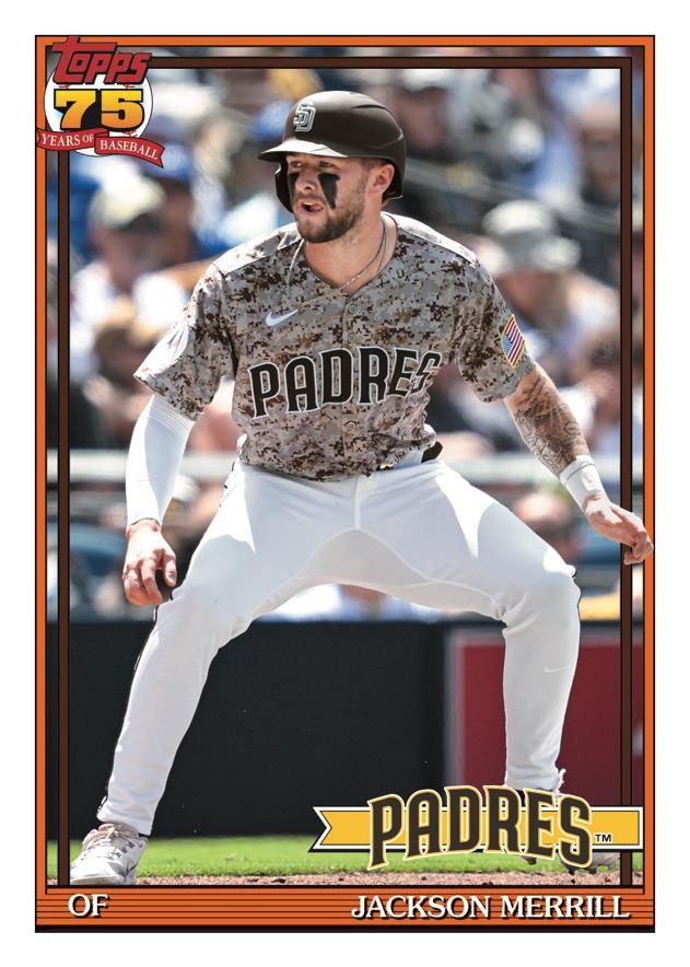 Jackson Merrill 1991 Topps Insert